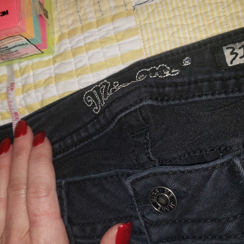 Miss Me, sz. 31, black, stretch, jeans